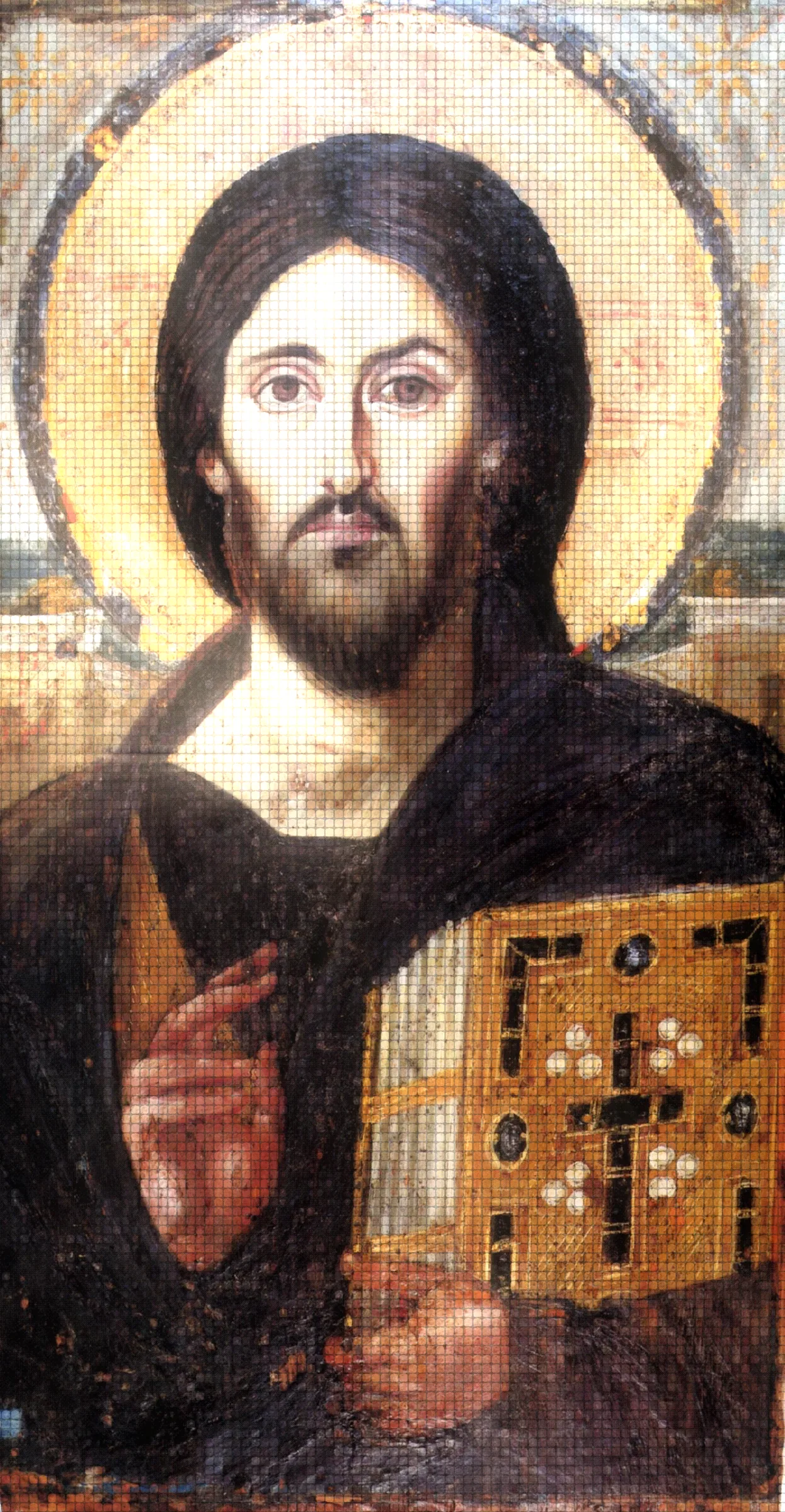 Christ Pantocrator icon, Saint Catherine's Monastery, Sinai (6th century)